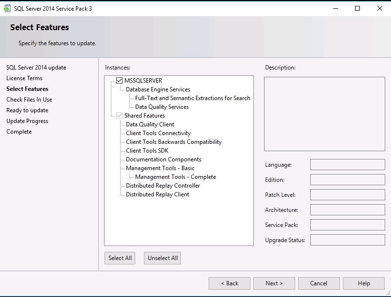 SQL 2014 sp3